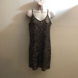 Gold sparkle dress